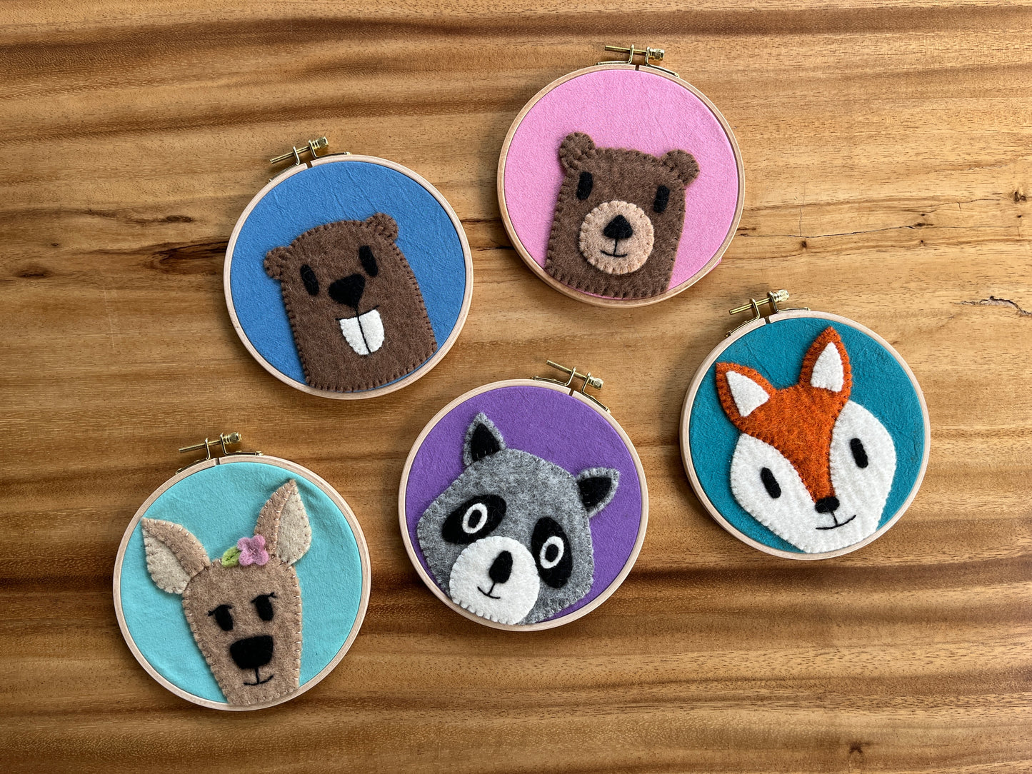 Fox Felt Embroidery Craft Kit – DIY Animal Art for Kids