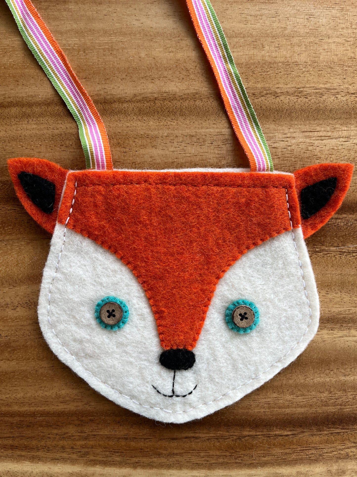 Fox Felt Crossbody Purse Craft Kit – DIY Animal Bag for Kids