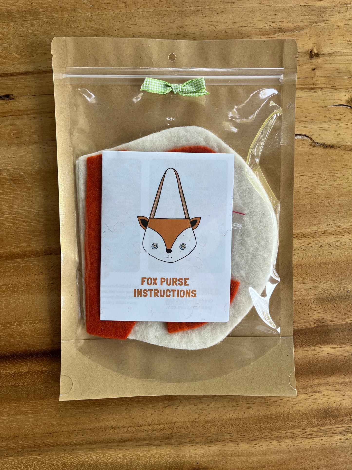 Fox Felt Crossbody Purse Craft Kit – DIY Animal Bag for Kids