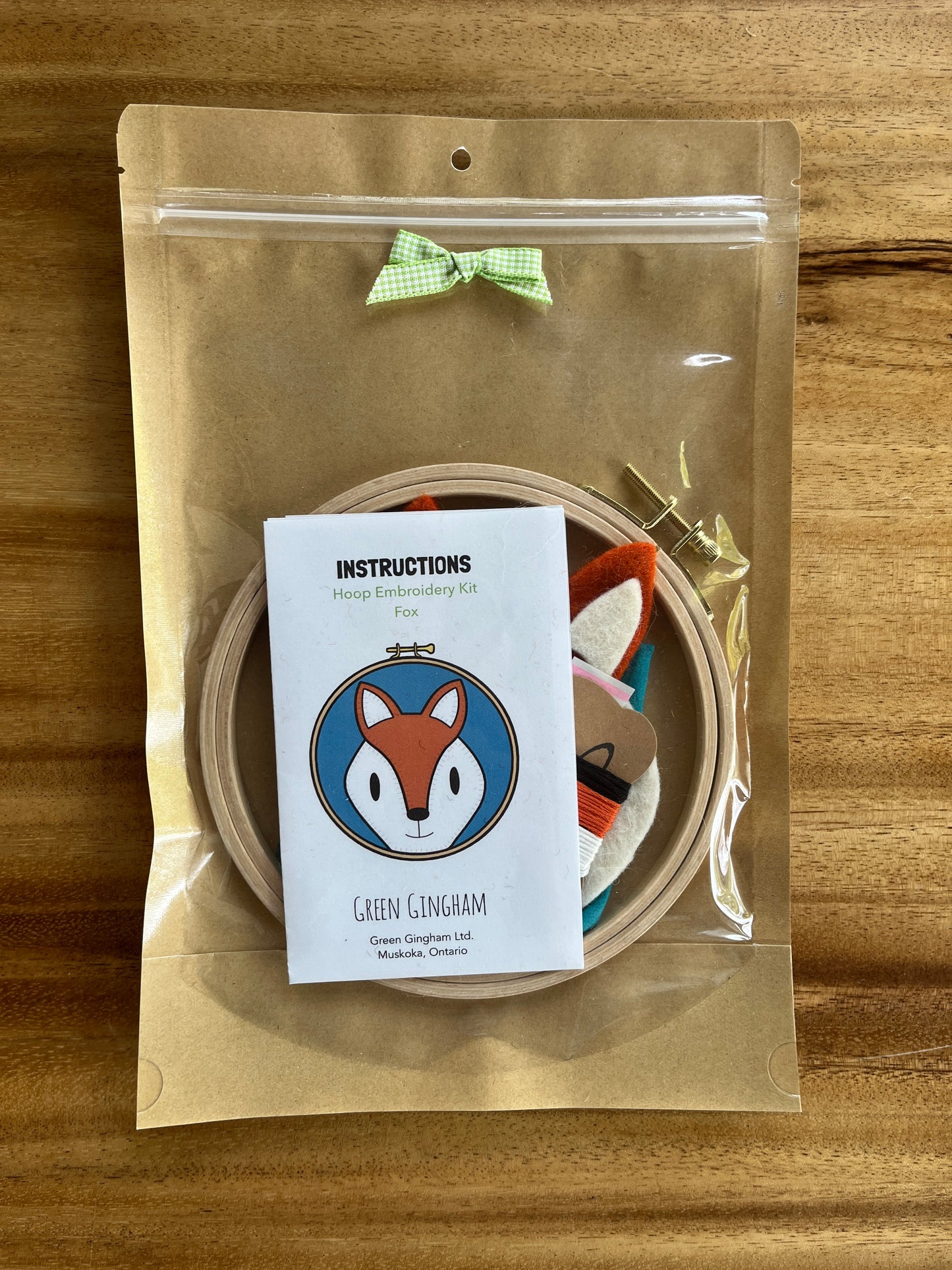 Fox Felt Embroidery Craft Kit – DIY Animal Art for Kids