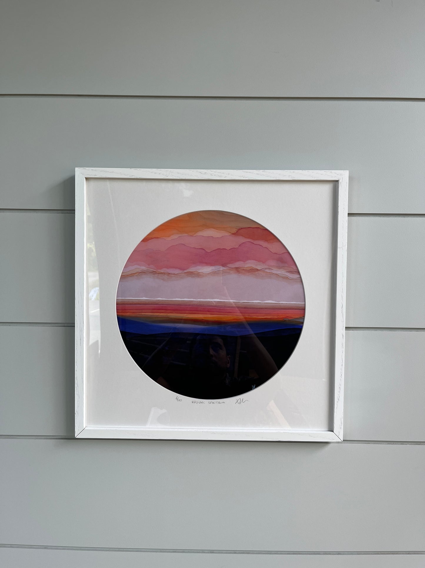 16x16 Framed and Matted Print by Adele Webster