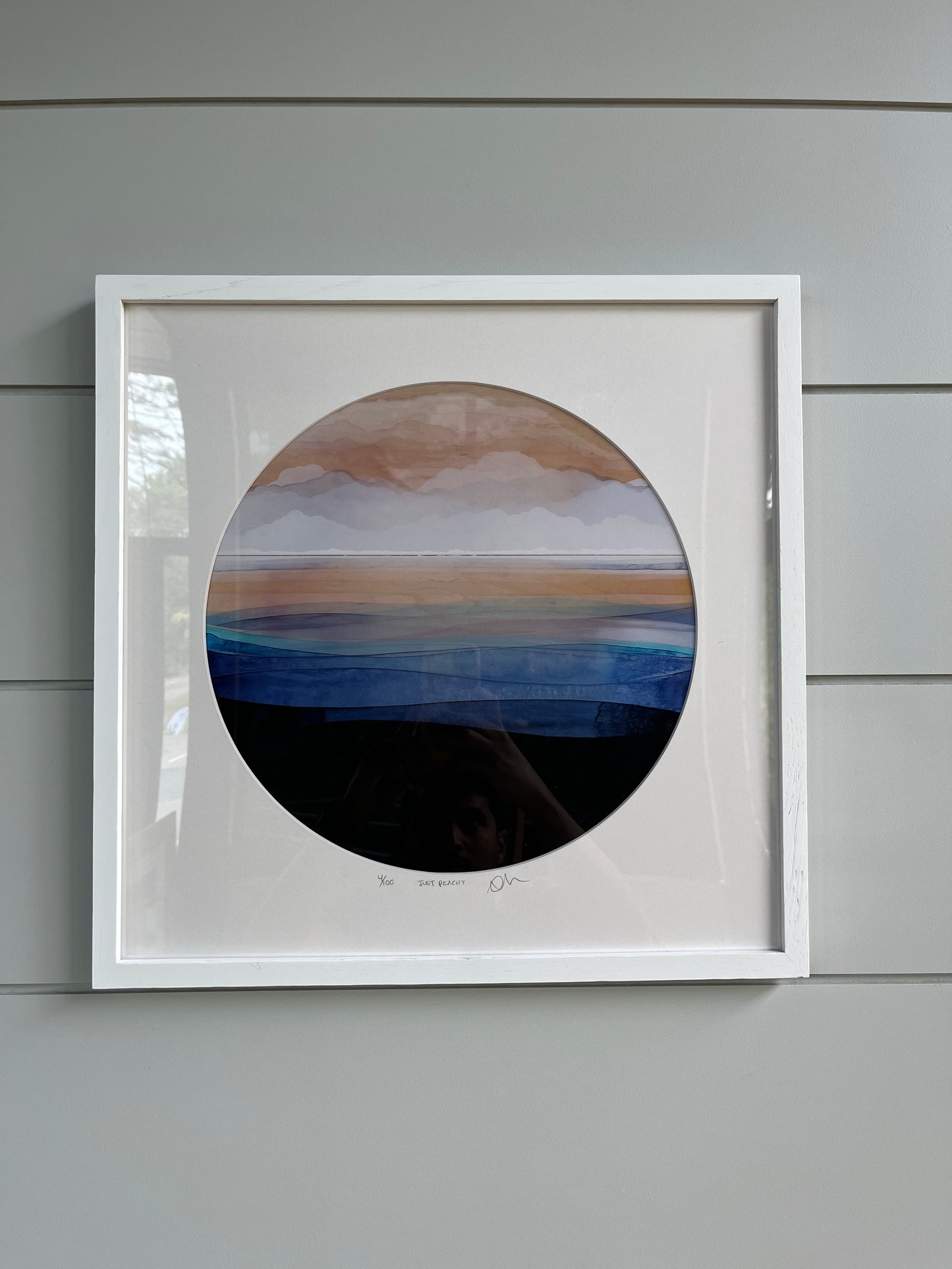 16x16 Framed and Matted Print by Adele Webster