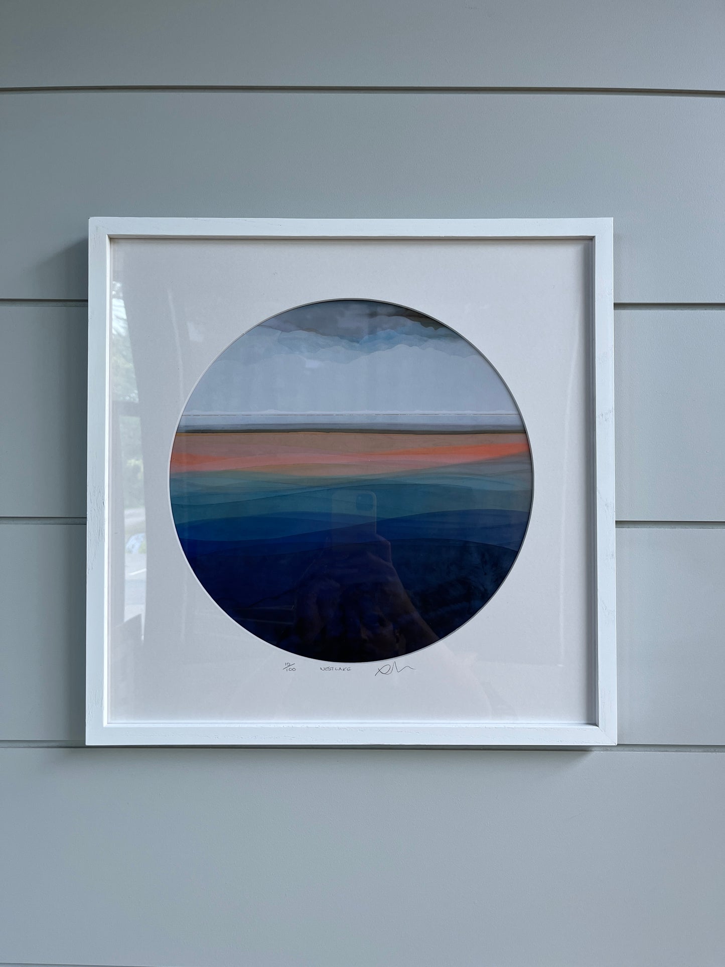 16x16 Framed and Matted Print by Adele Webster