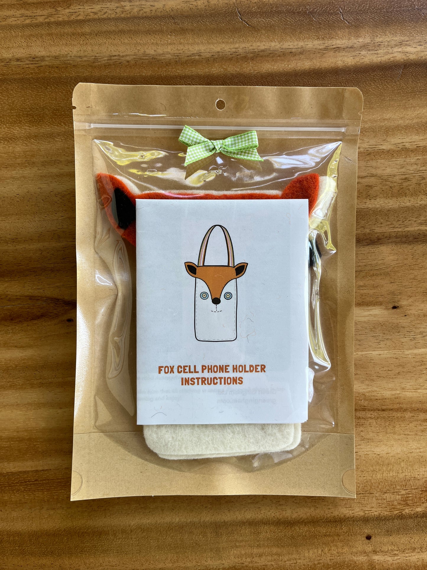 Fox Felt Mini Handbag Craft Kit – DIY Animal Bag for Kids
