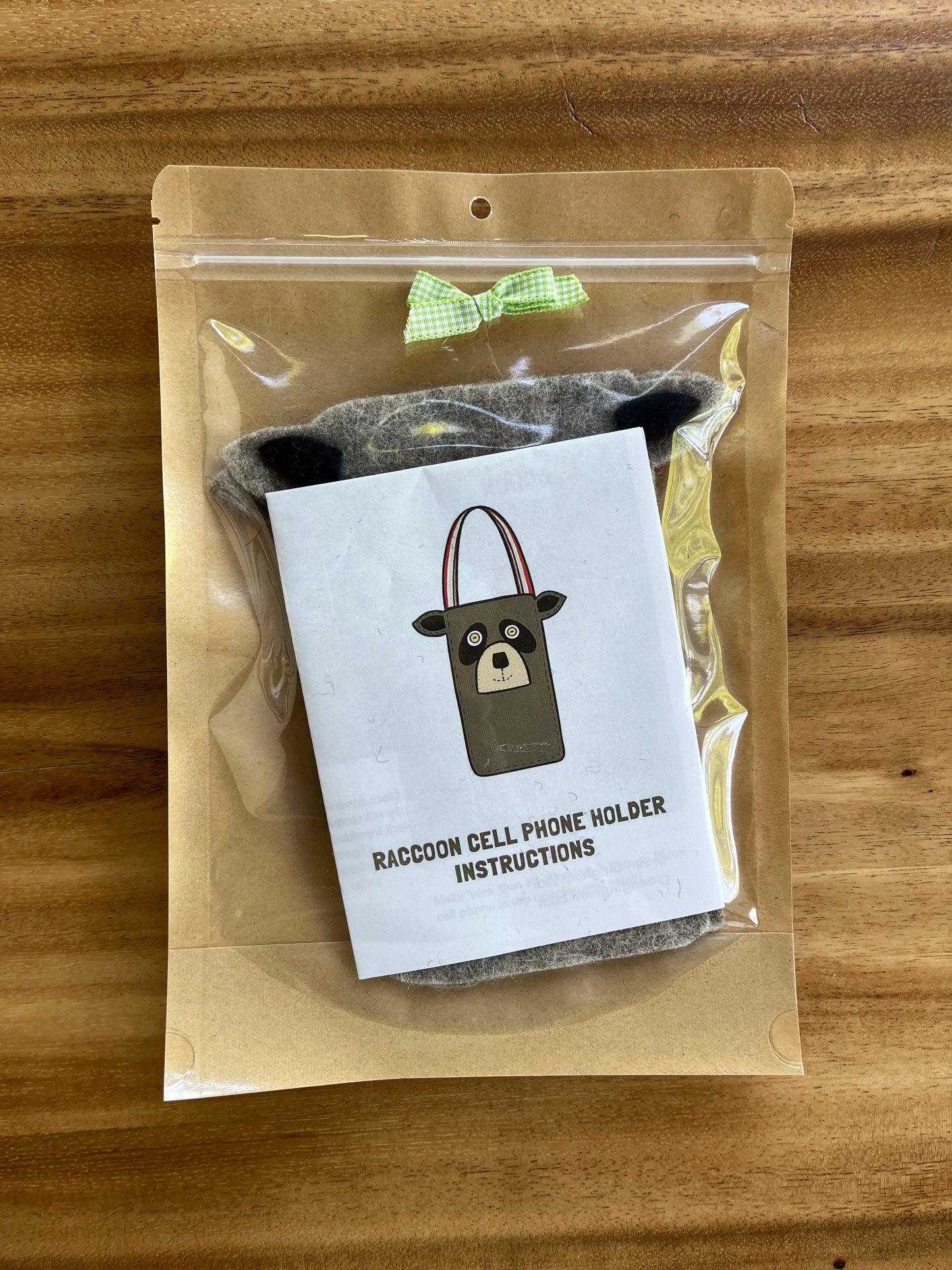 Racoon Felt Mini Handbag Craft Kit – DIY Animal Bag for Kids