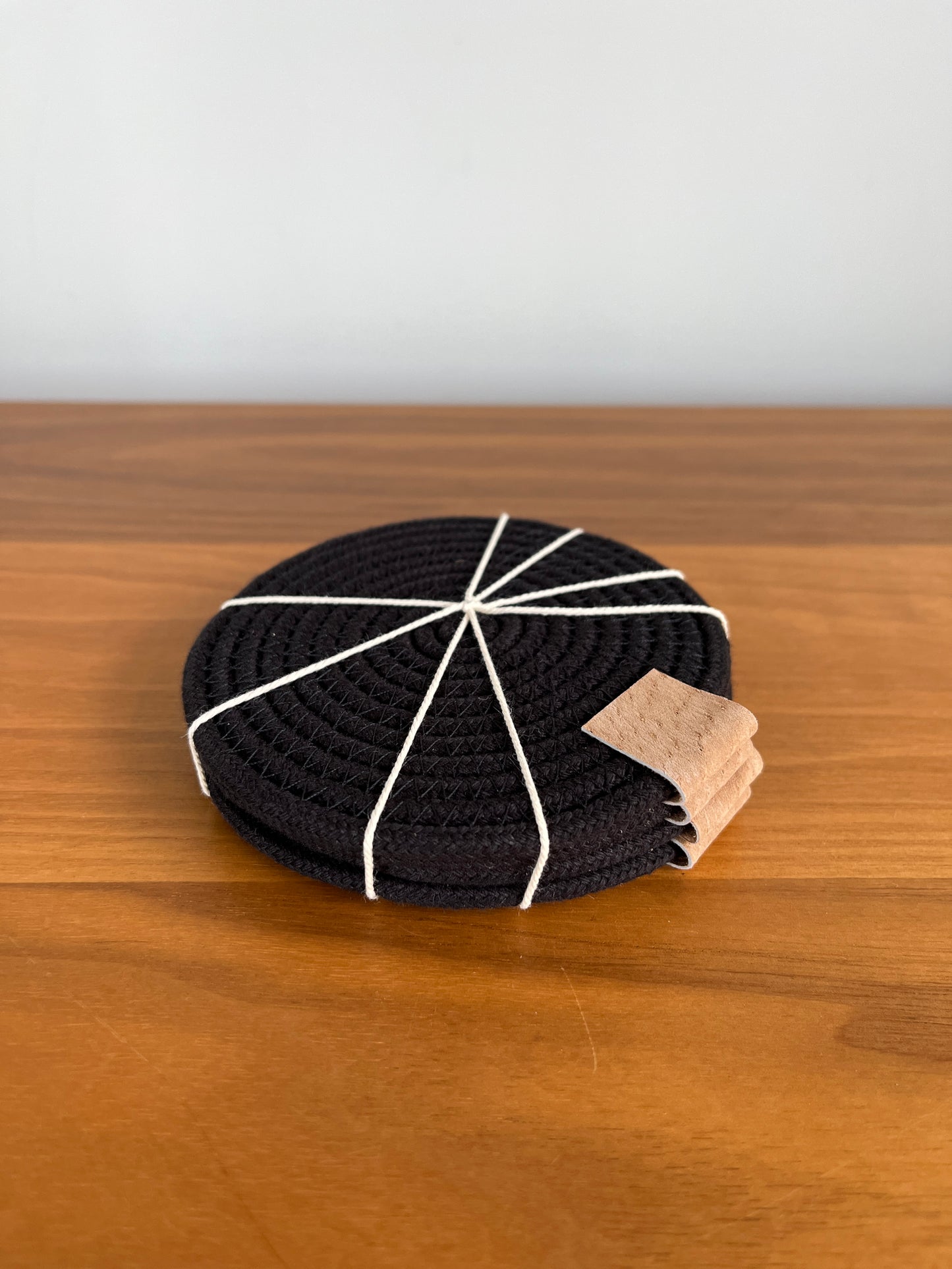 Black Rope Coasters