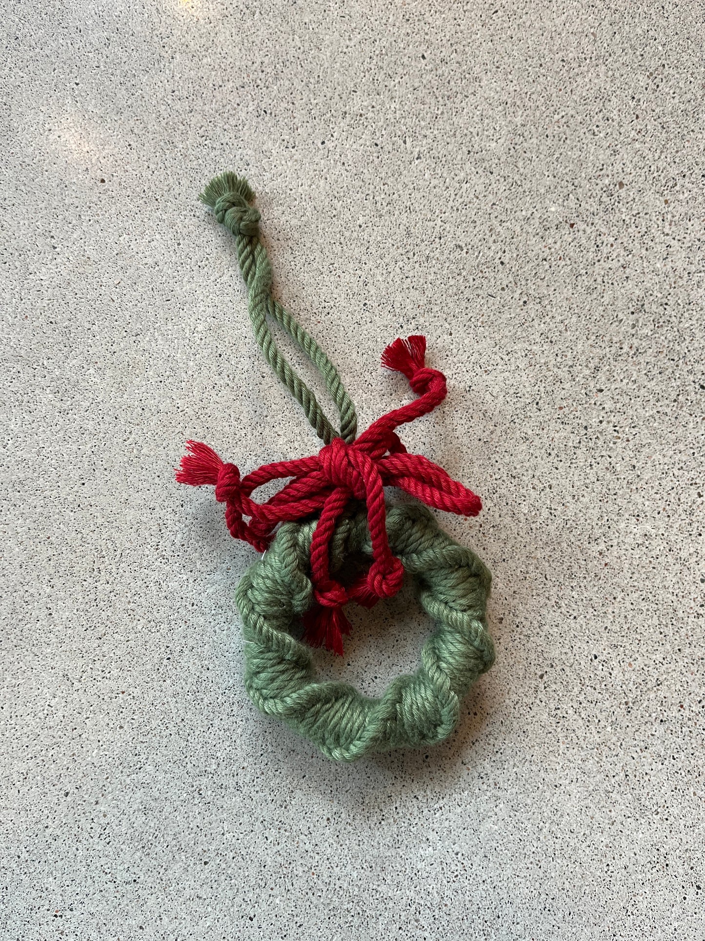 Macrame Ornament | Christmas Wreath
