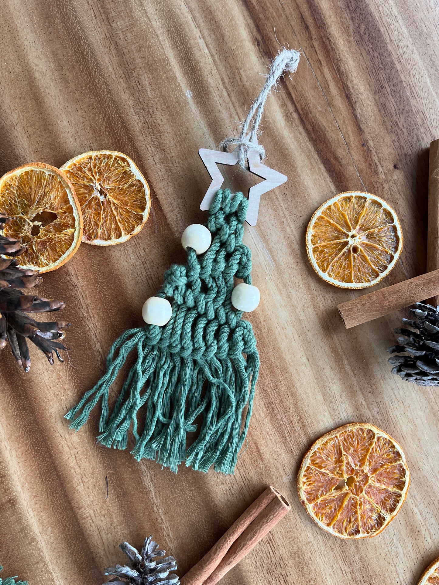 Décoration en macramé | Sapin de Noël