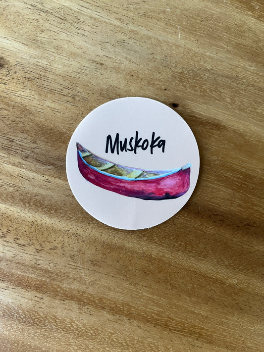 Muskoka Canoe | Waterproof Sticker
