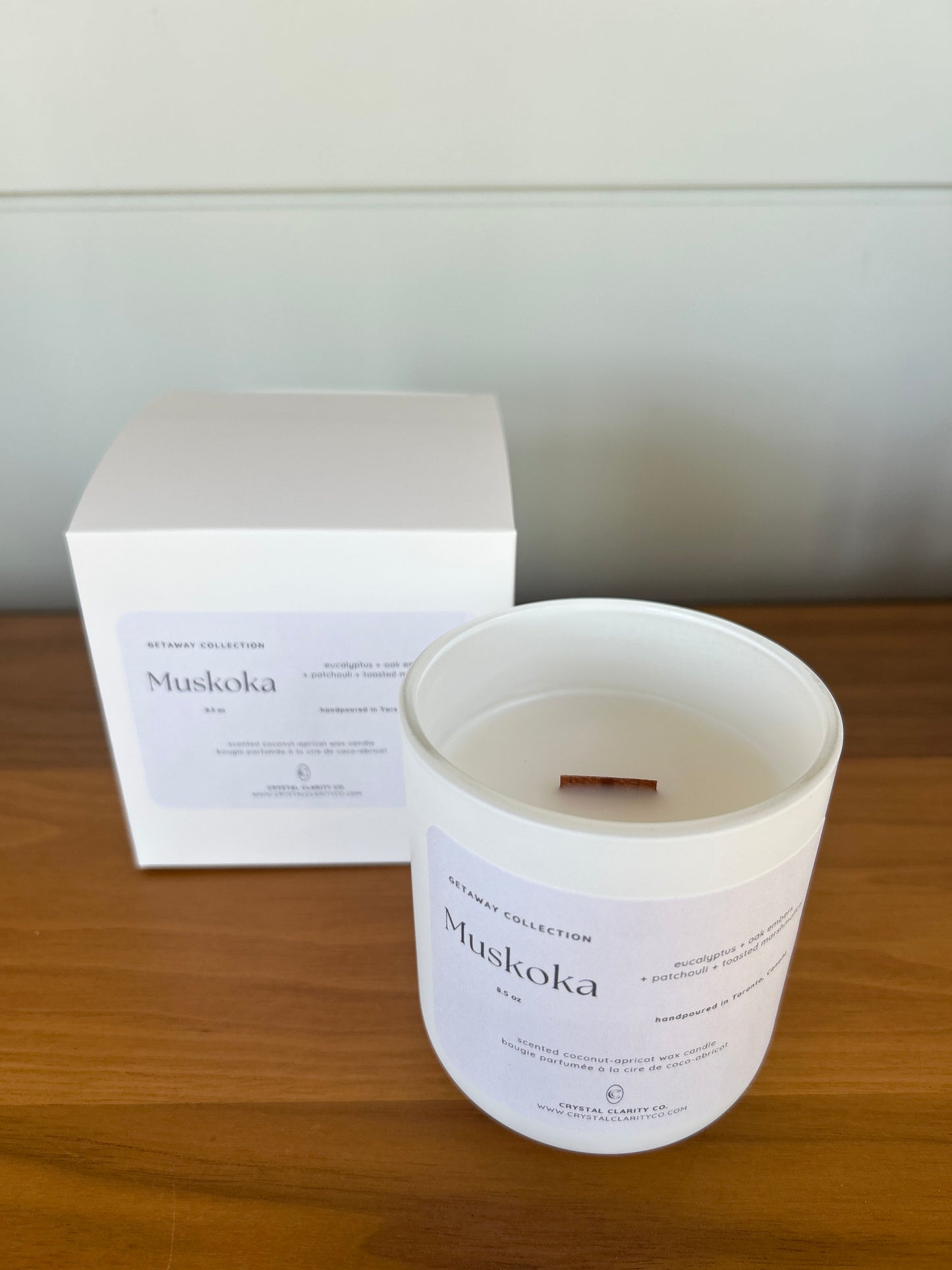 Muskoka - Luxury Scented Wood Wick Candle
