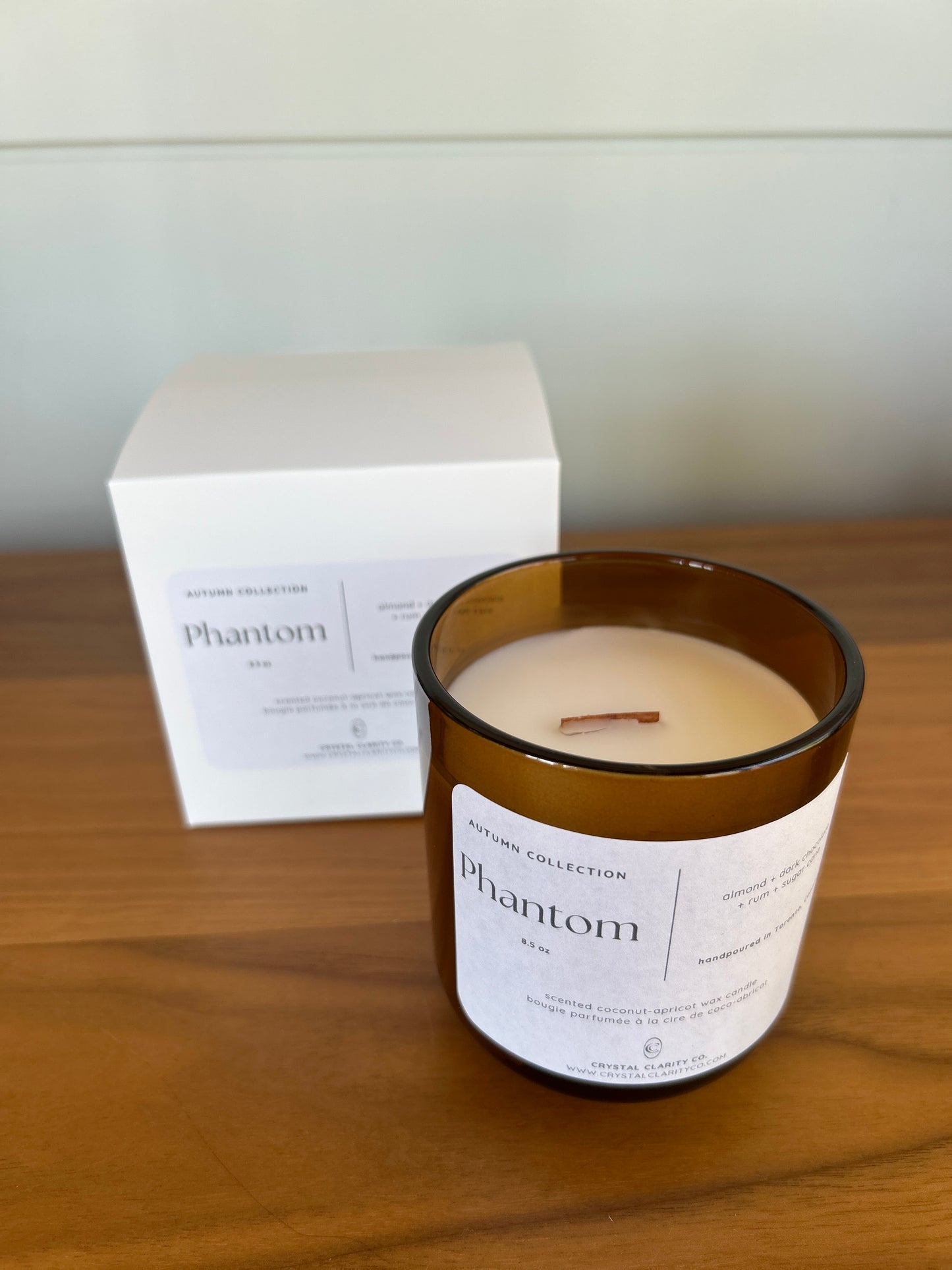 Phantom - Luxury Scented Wood Wick Candle
