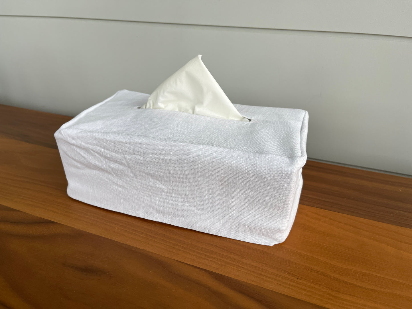 Linen Tissue Box Cover