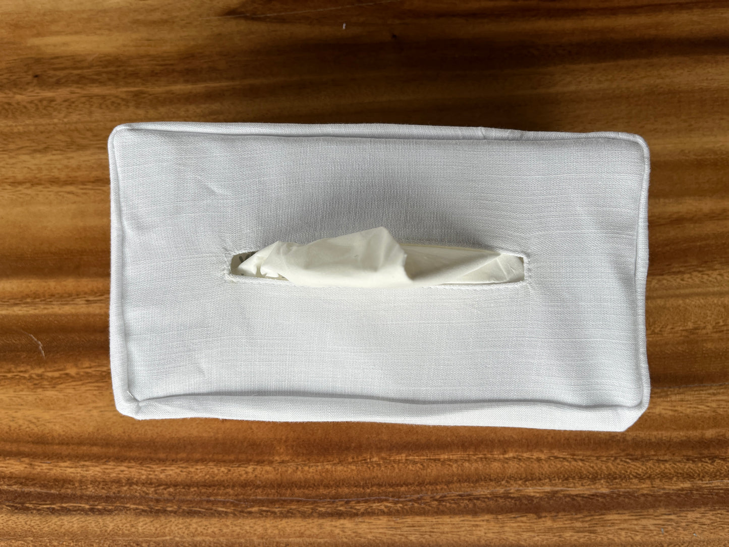 Linen Tissue Box Cover