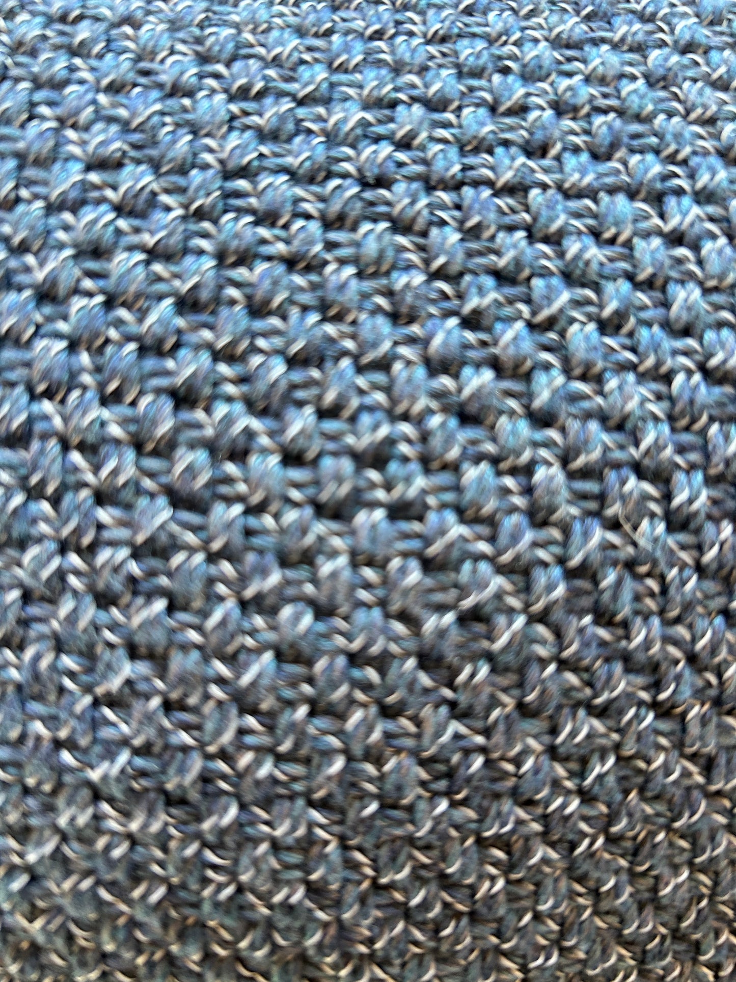 Pair of Lumbar Pillows | Navy Knit Weave