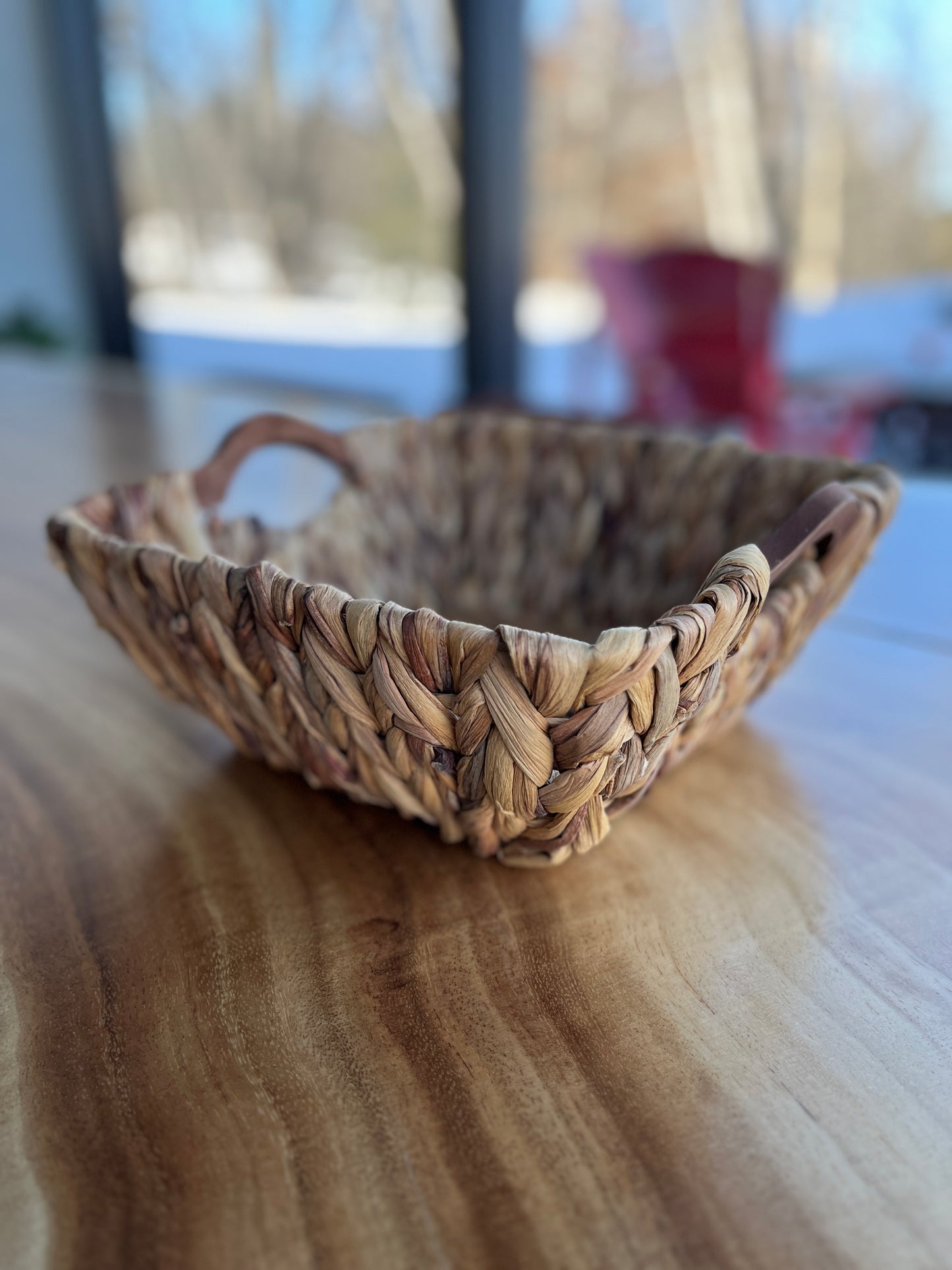 Panier en jacinthe d'eau | Grand carré