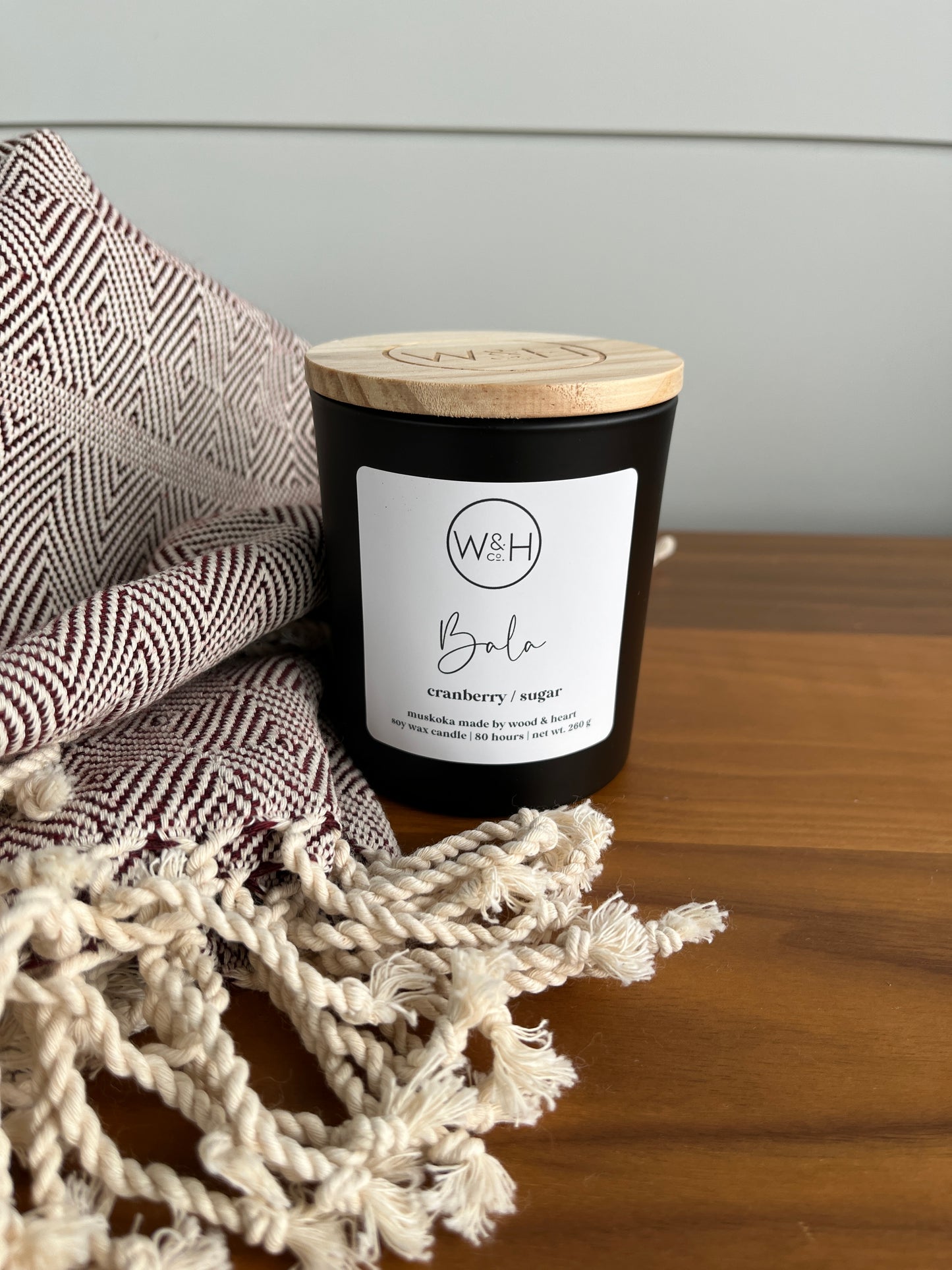 Bougie Bala | Wood and Heart Design Co.