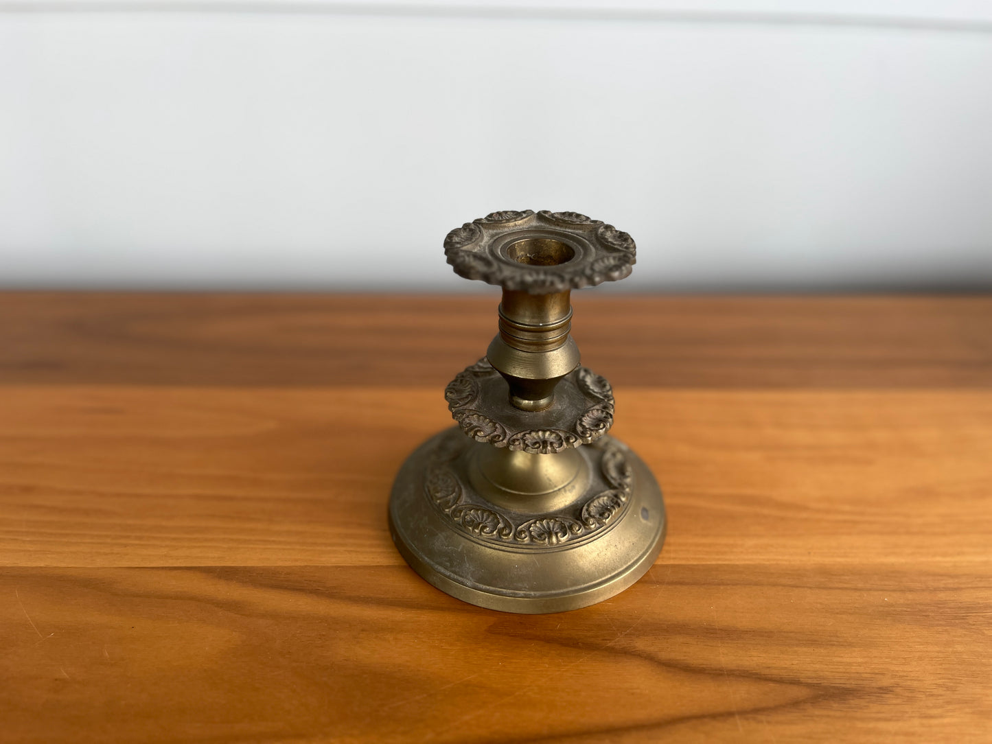 Vintage Brass Candle Holder