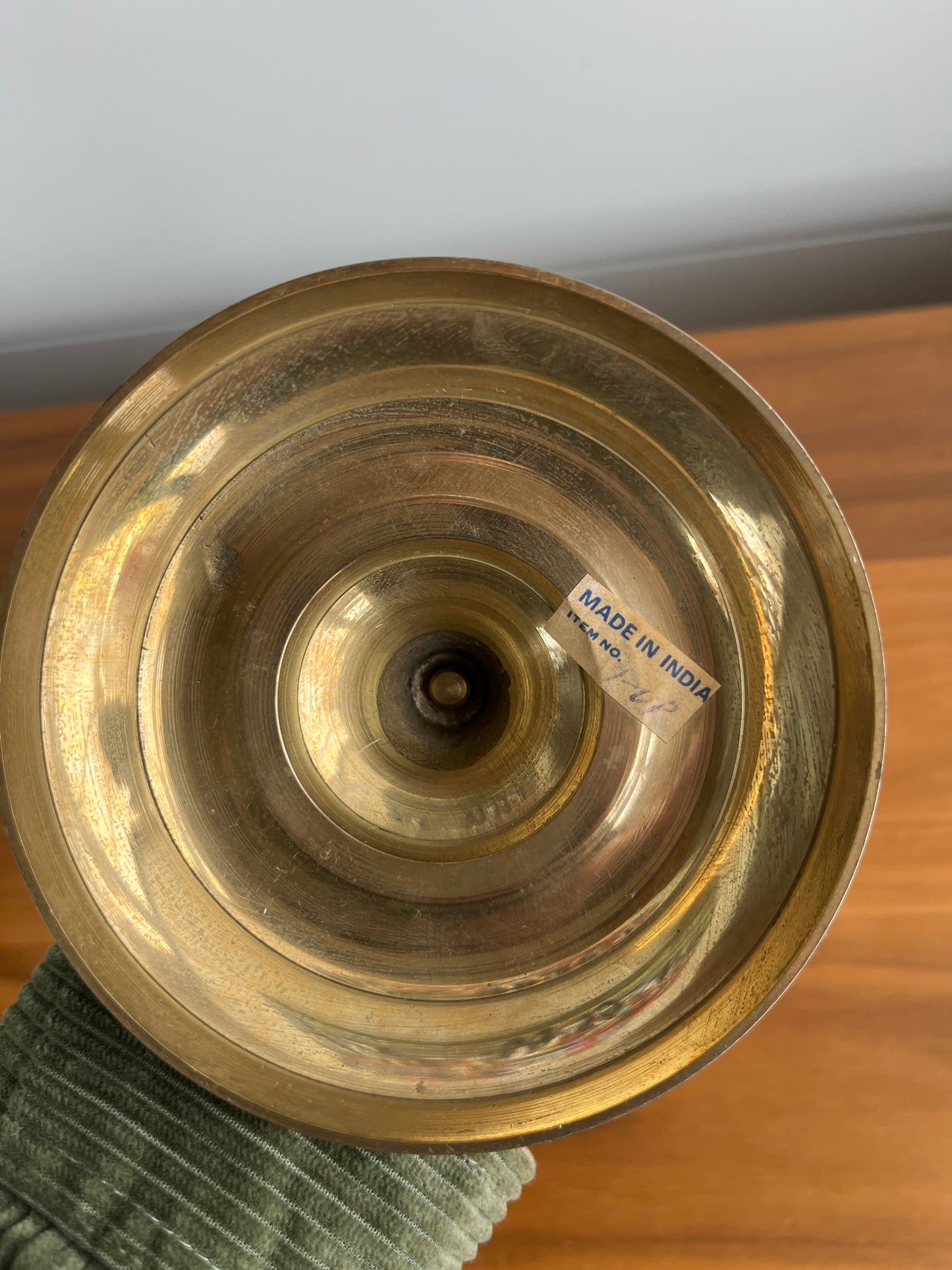 Vintage Brass Candle Holder