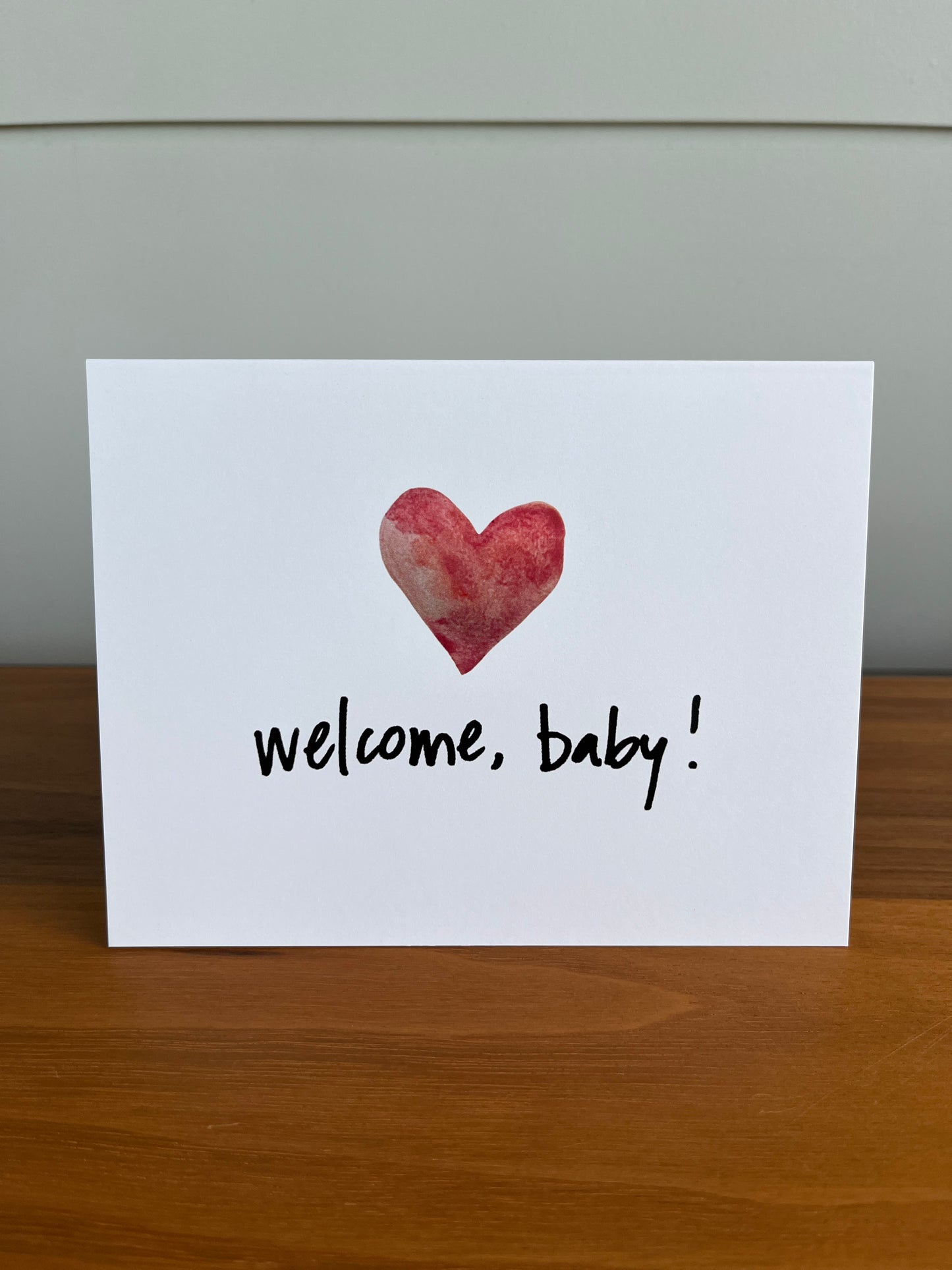 Bienvenue bébé | Carte de voeux