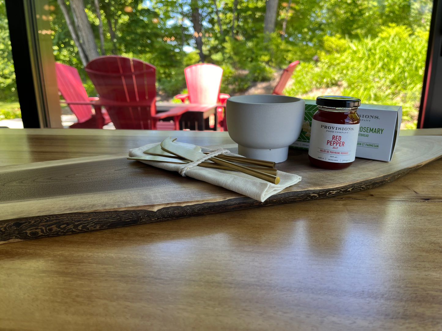 Walnut Charcuterie Board - Peninsula (Long)