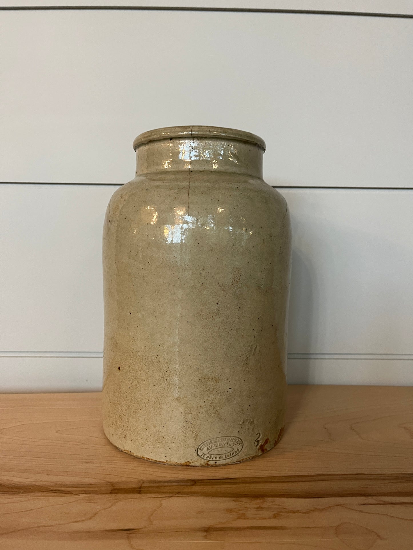 Vintage Earthenware Vase Large | Natural