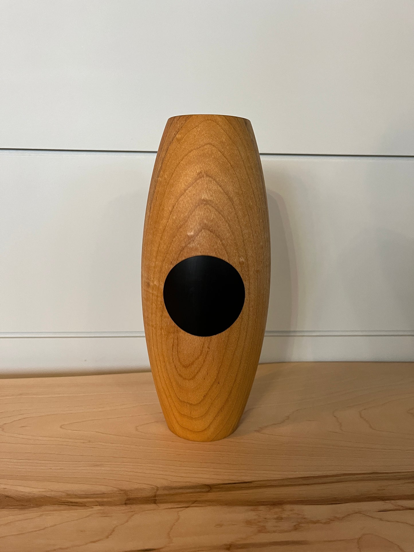 Dot Vase | Maple + Ebony