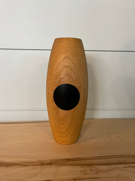 Dot Vase | Maple + Ebony