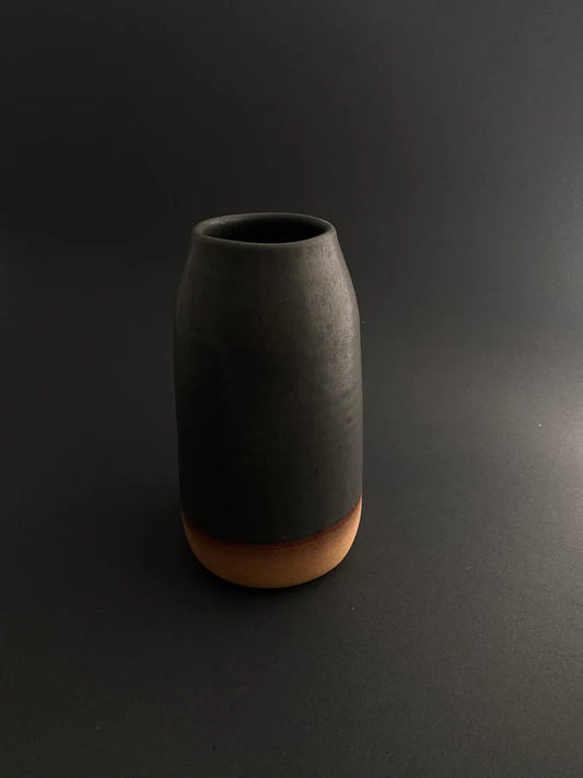Vase en céramique de taille moyenne | Noir