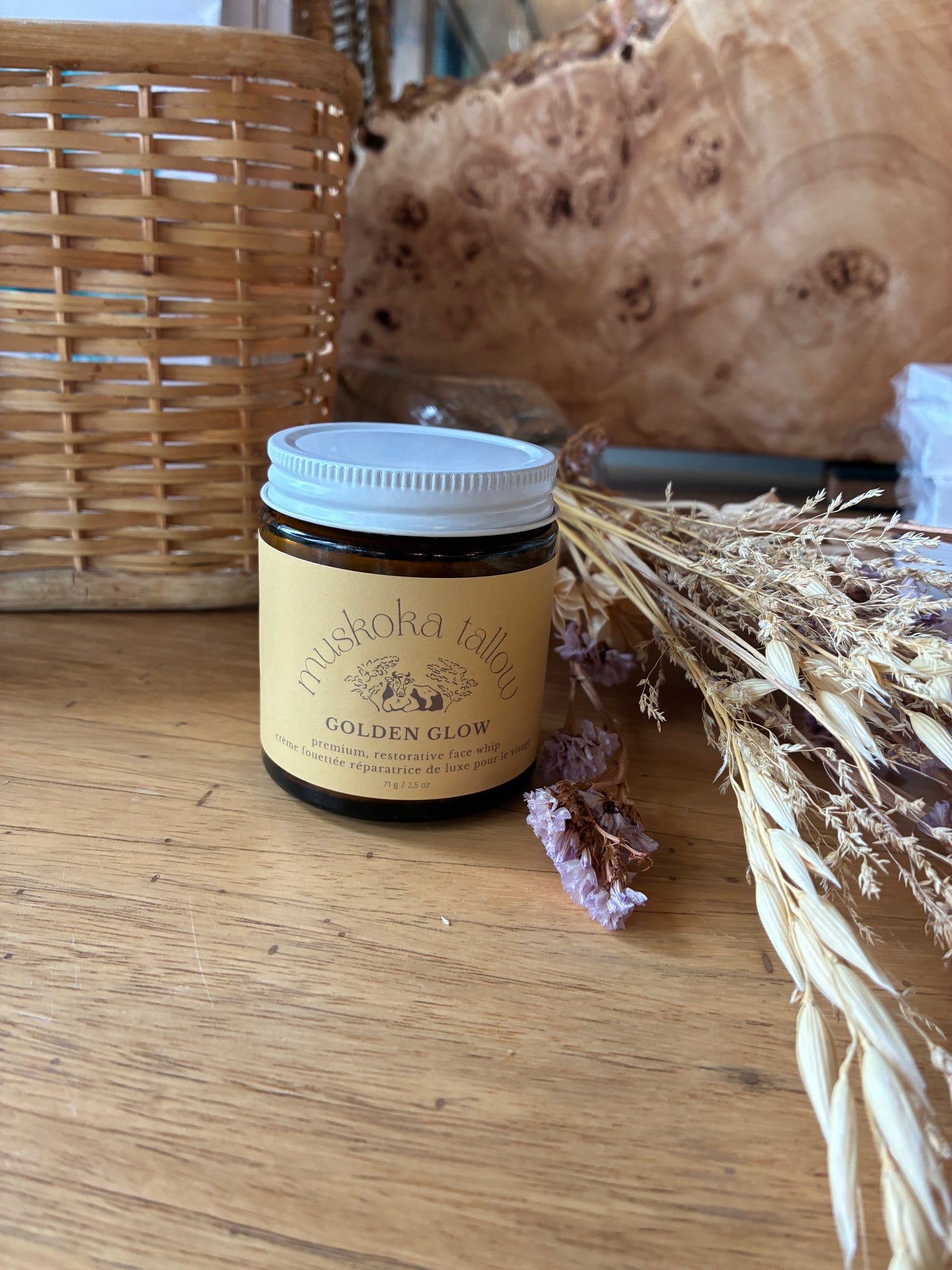 Golden Glow Tallow Face Whip | Muskoka Tallow
