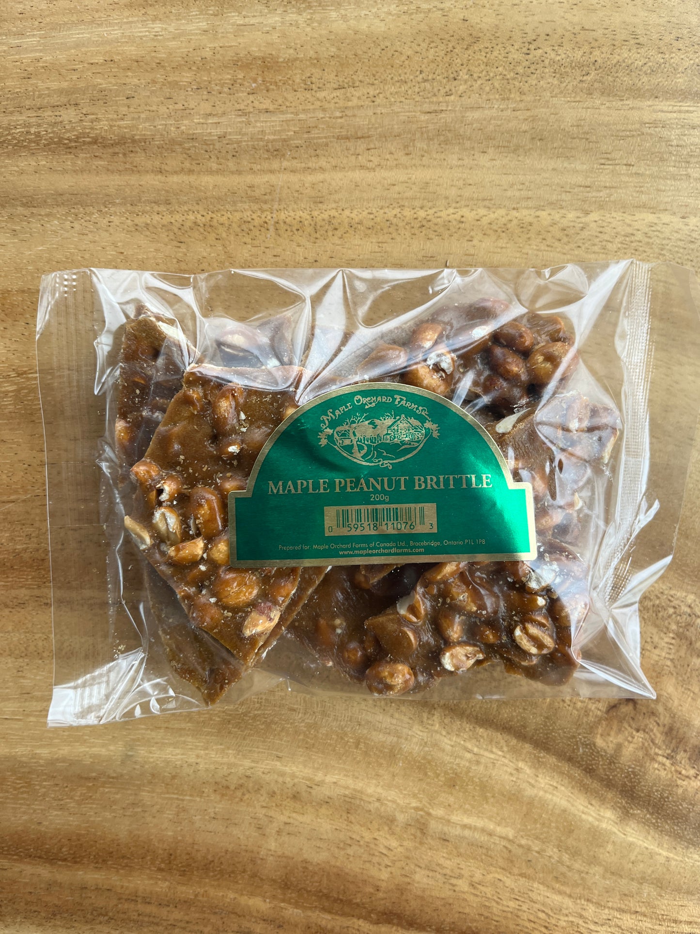 Maple Peanut Brittle