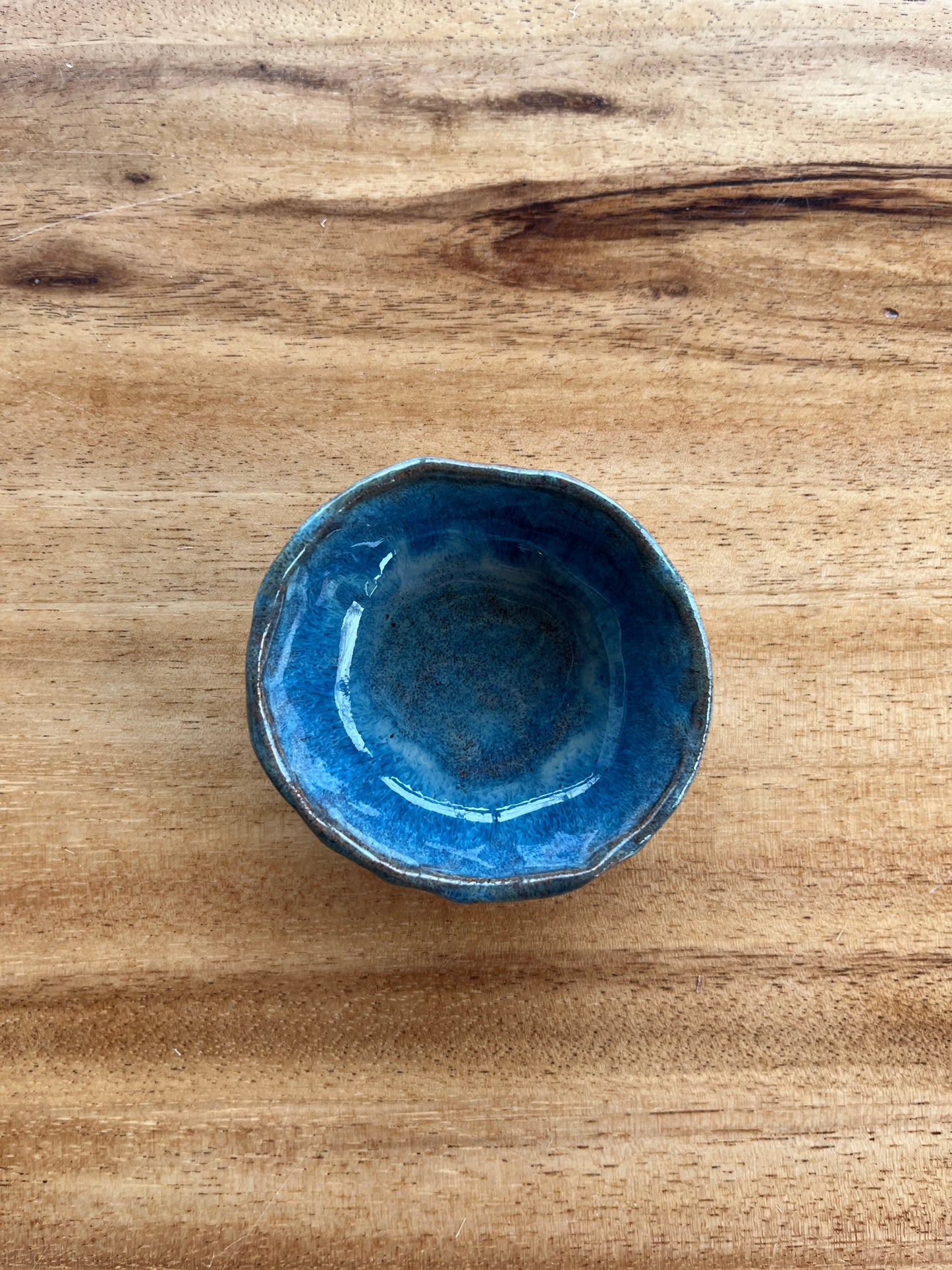 Petit pot à pincer extra-petit | Bleu lac