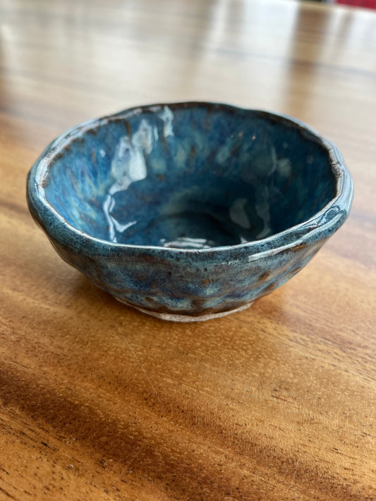 Grand pot à pincer | Bleu lac