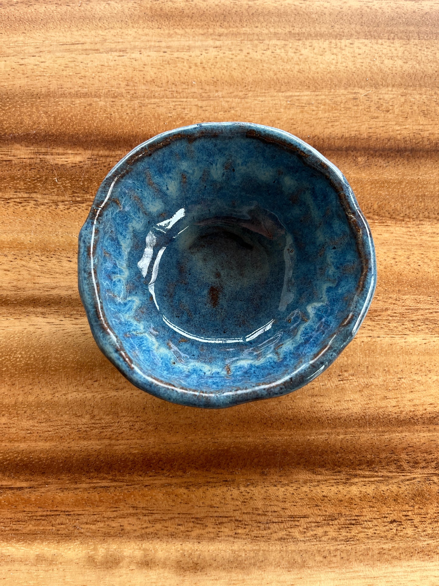 Grand pot à pincer | Bleu lac