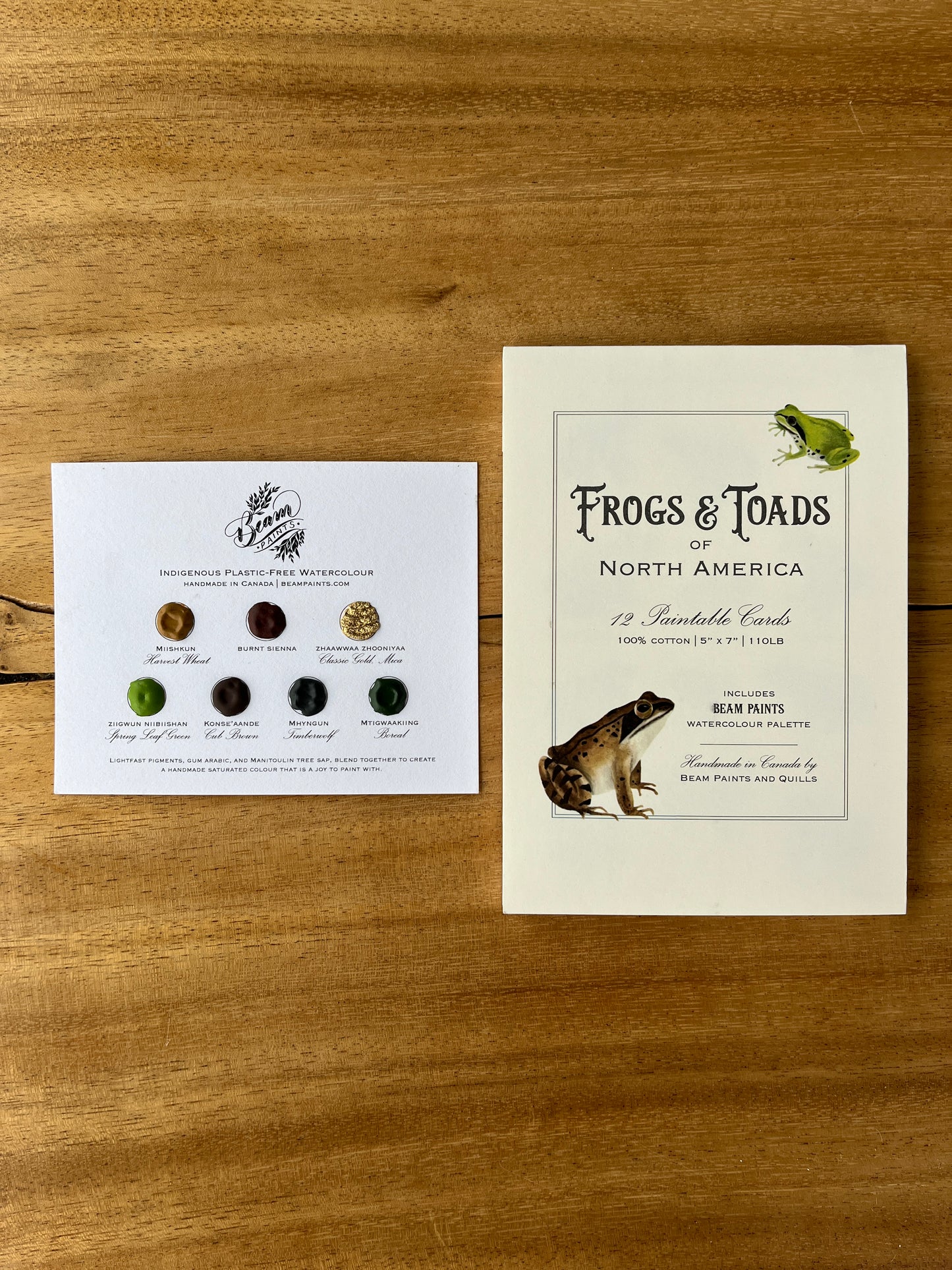 Watercolour Postcard Set | Frogs & Toads
