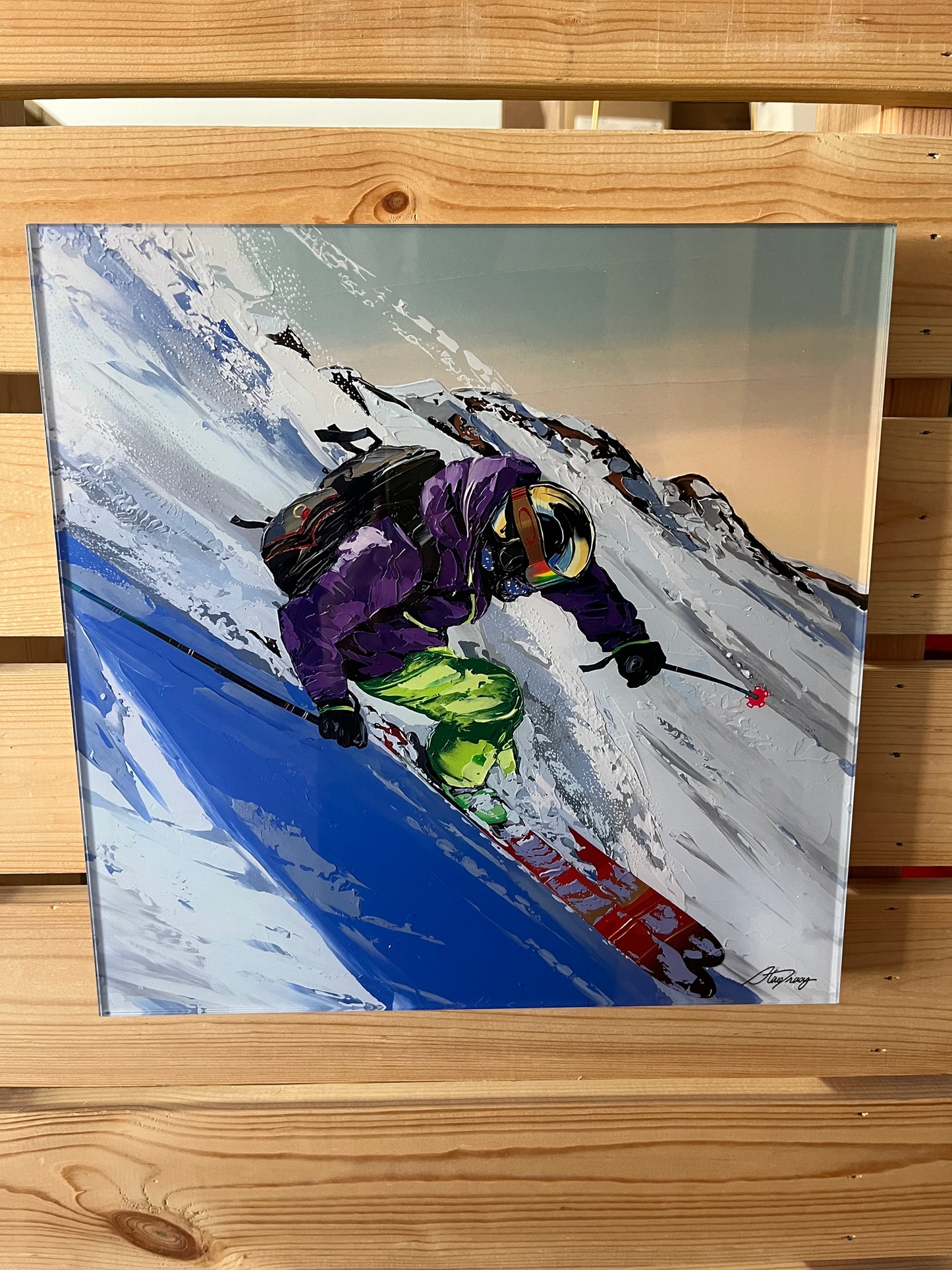 Claim Jumper | 12 x 12 Acrylic Print by Steve Tracy