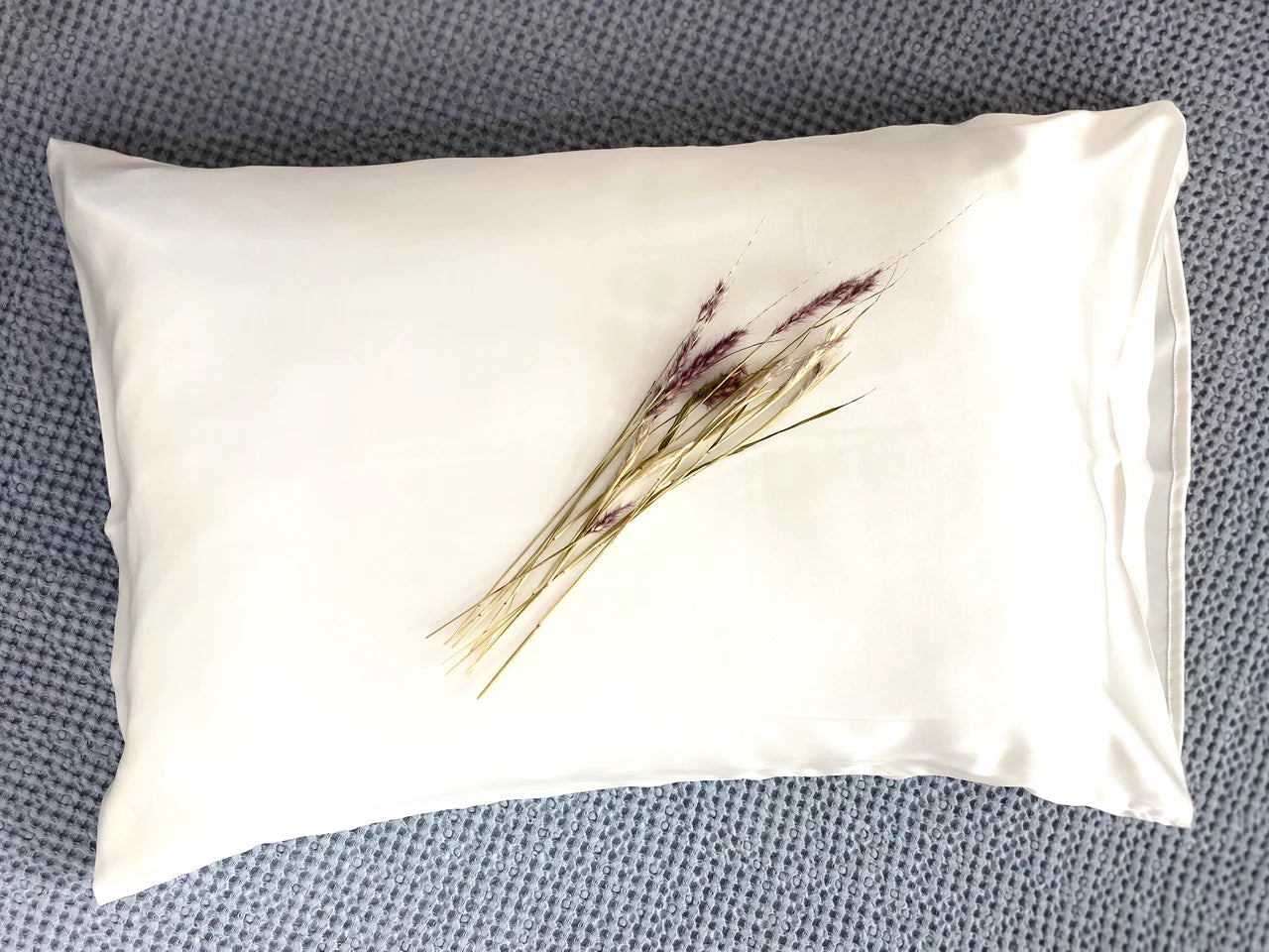 Peace Silk Pillow Case | Ivory