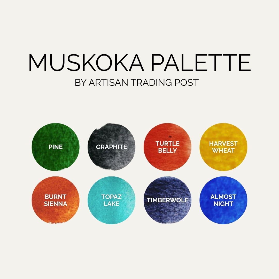 Watercolour Paint Travel Card | Muskoka Palette