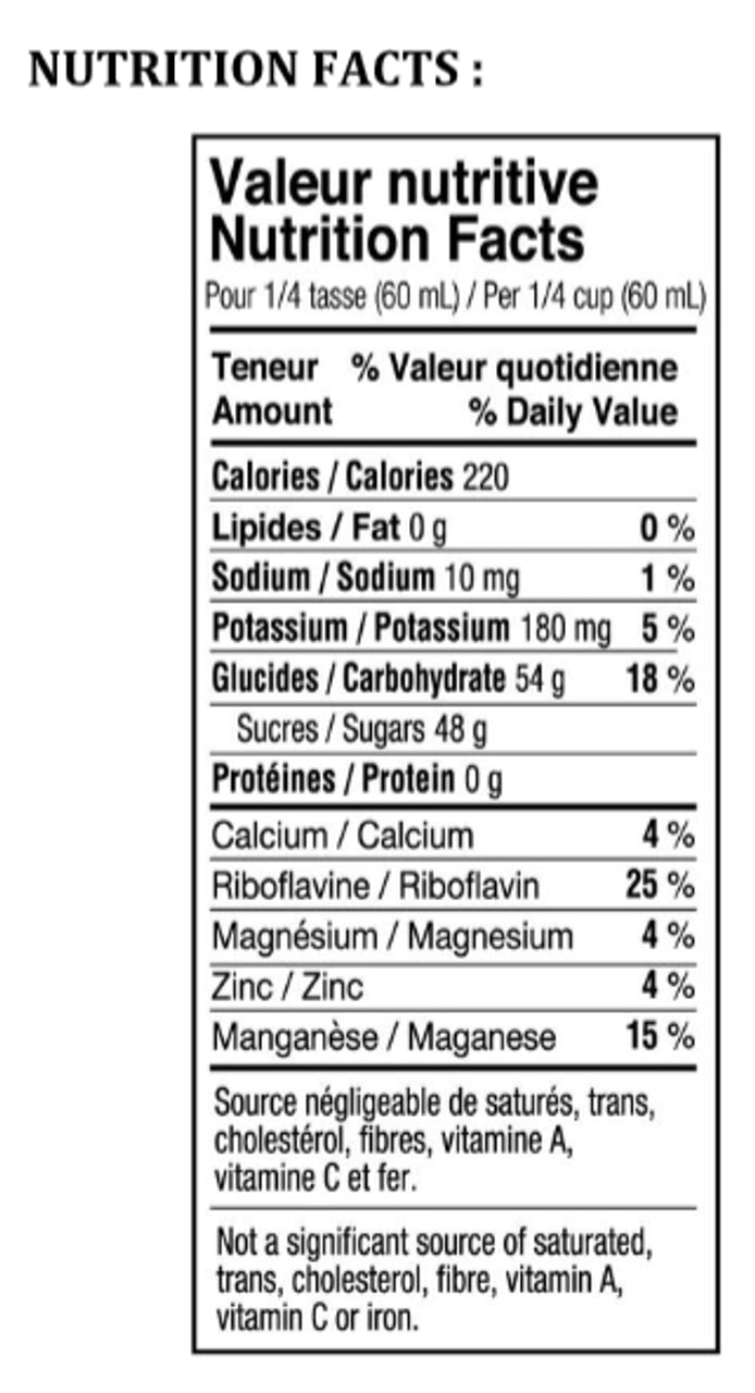 Pure Maple Syrup Can | 540 ml