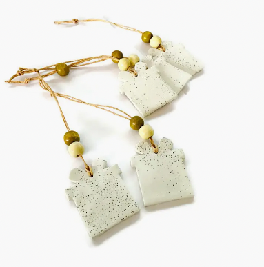 Handmade Clay Ornament | Christmas Gift