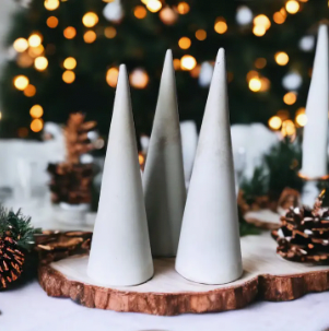Decorative Sitka Tree 7.5-8" | Hand-poured Concrete