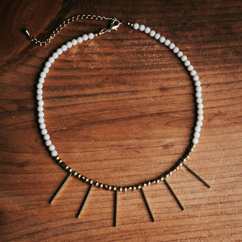 Cleopatra Necklace | Cream
