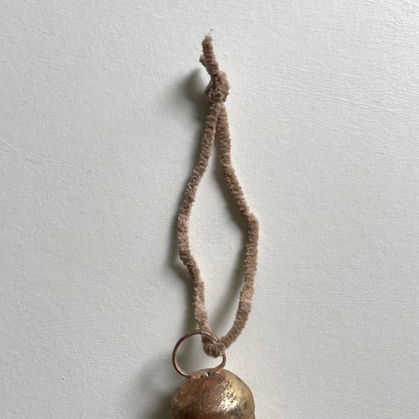 Cloche décorative rustique en laiton | Dessus rond