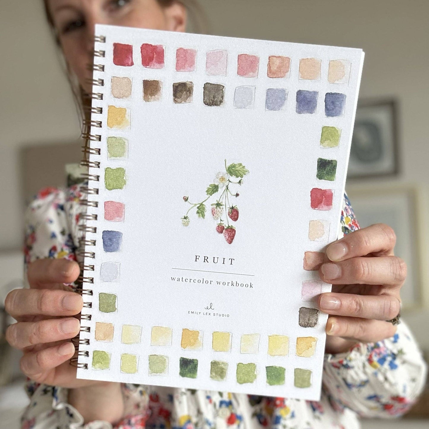Fruit Watercolour Workbook by Emily Lex