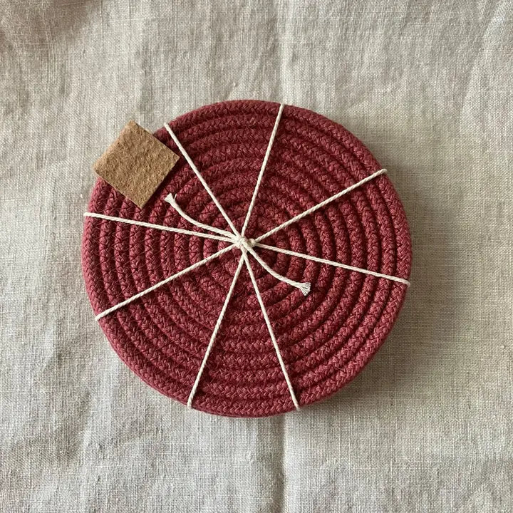 Cranberry Rope Coasters
