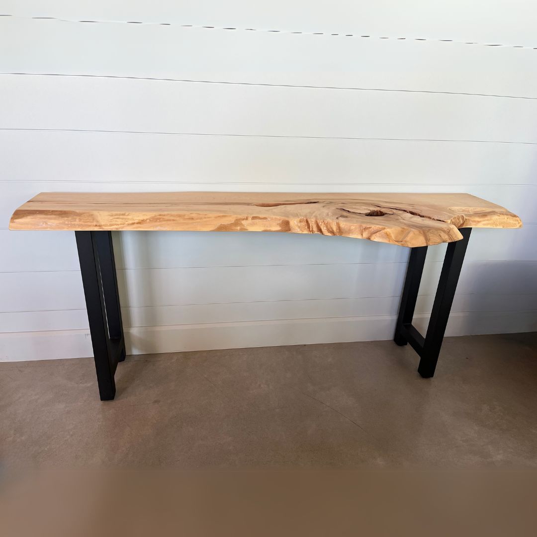 Live Edge Console Table