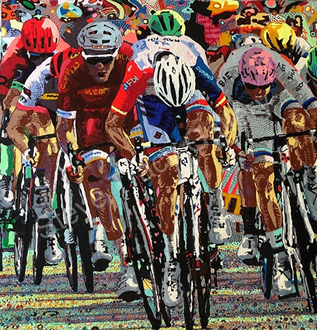 Cyclonic | 36 x 36 Print by Steve Tracy