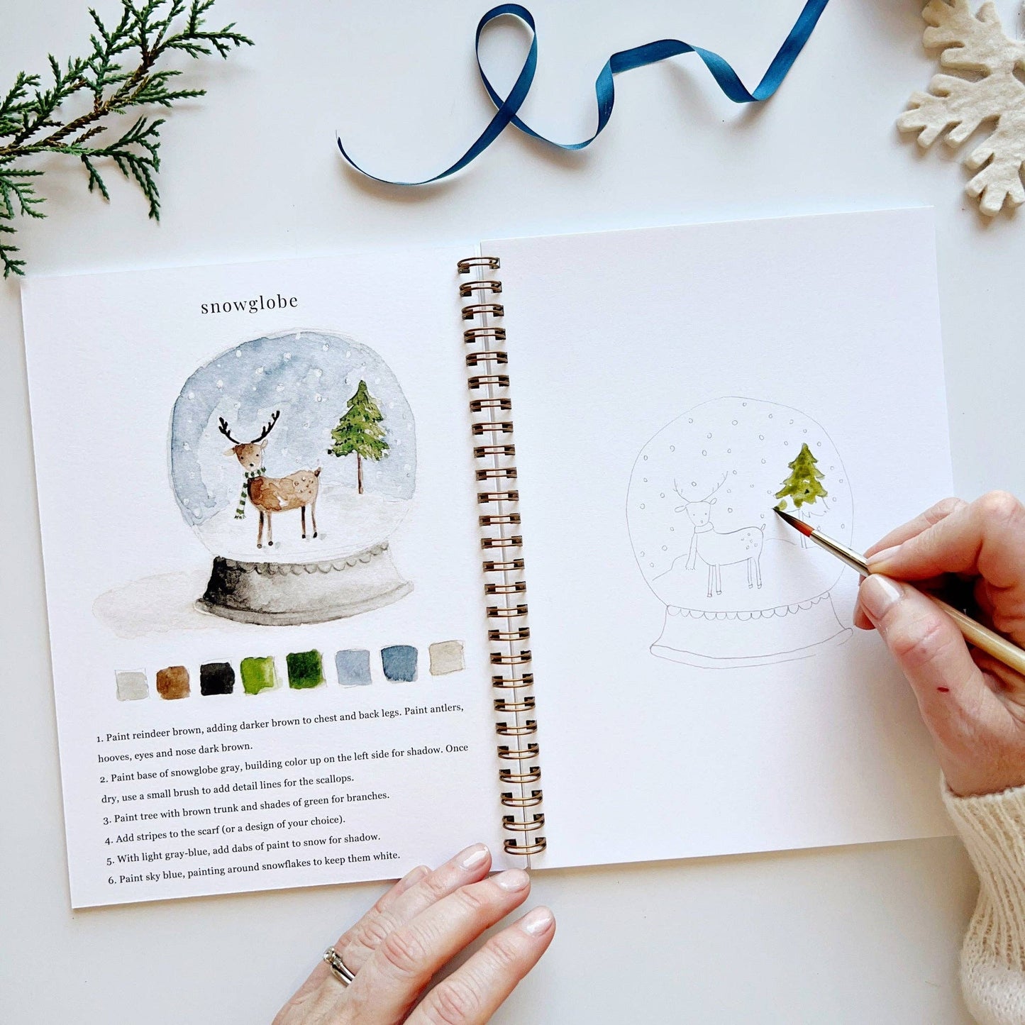 Winter | Watercolour Workbook by Emily Lex