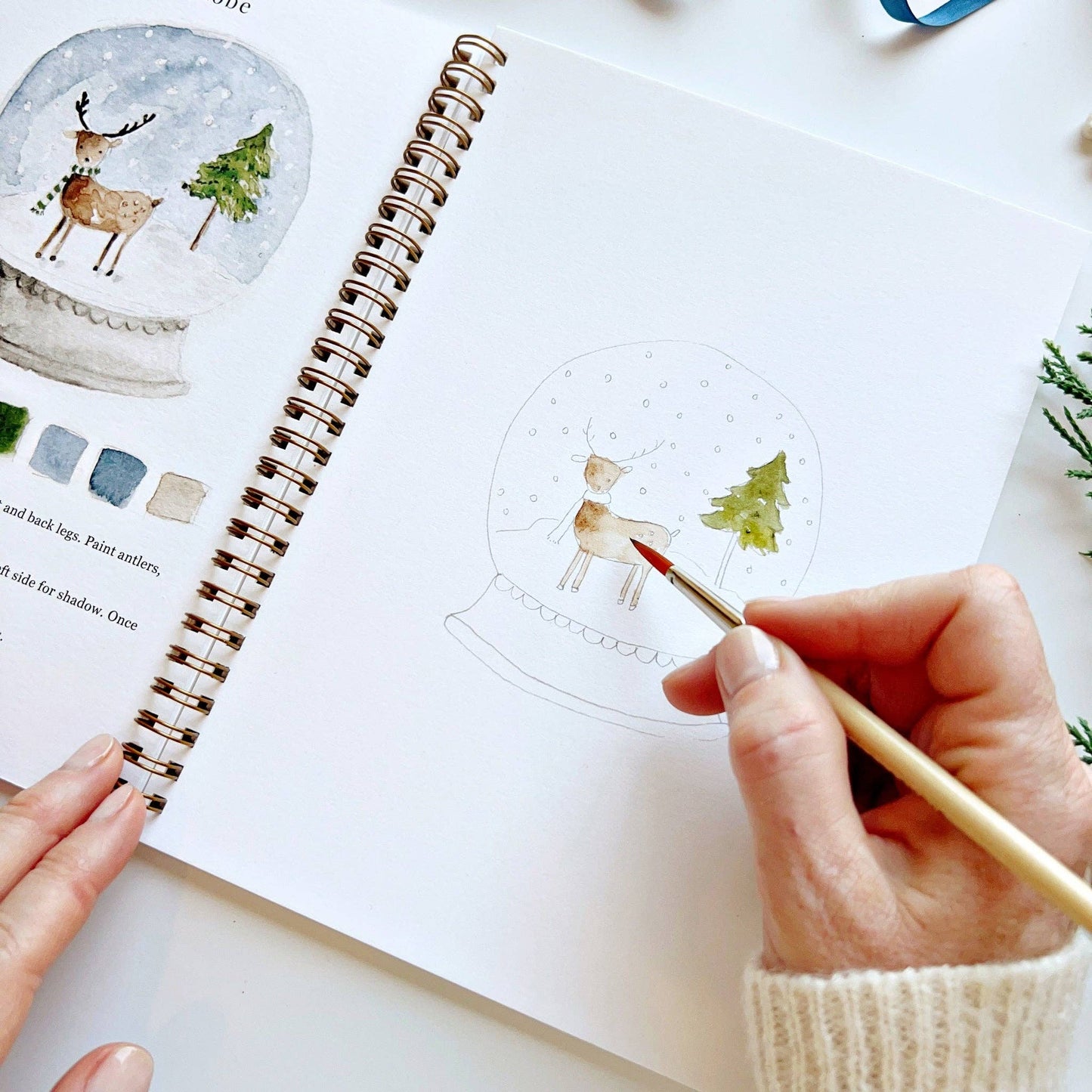 Winter | Watercolour Workbook by Emily Lex