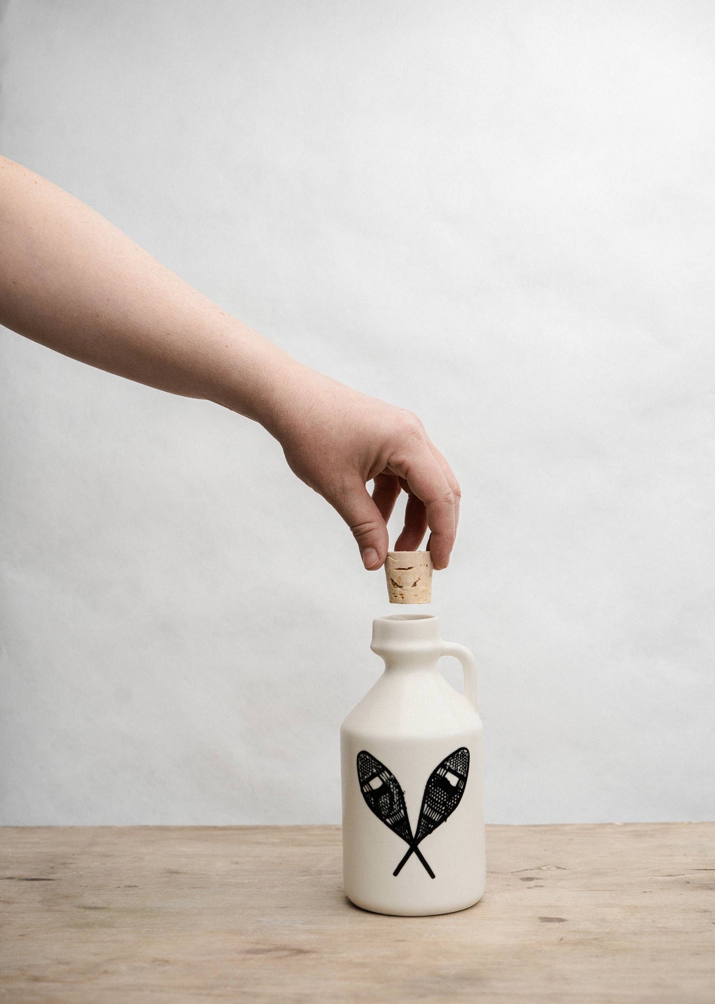 Raquette | Ceramic Maple Syrup Jar