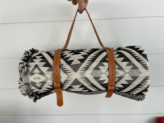 Leather Carrying Strap with Buckles